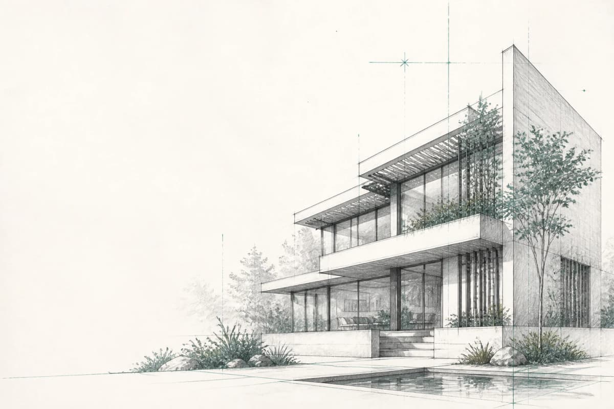 Architectural sketch